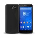 Silikon etui za Sony Xperia E4 Črna barva