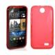 Silikon etui za HTC Desire 310 +Folija ekrana Rdeča barva