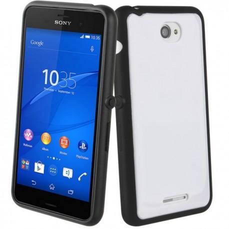 Etui za Sony Xperia E4 Gel Shell Black/Clear Barva