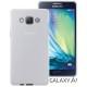 Silikon etui Jekod za Samsung Galaxy A7 Priložena Folija ekrana TPU Prozorno Bela Mat barva