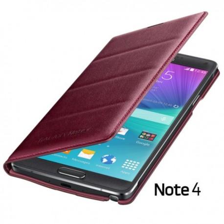 Torbica za Samsung Galaxy Note 4 Original Flip Cover EF-WN910BRE Rdeča barva