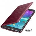 Torbica za Samsung Galaxy Note 4 Original Flip Cover EF-WN910BRE Rdeča barva