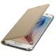 Etui za Samsung Galaxy S6 Original EF-WG920BF Zlata Gratis Folija