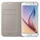 Etui za Samsung Galaxy S6 Original EF-WG920BF Zlata Gratis Folija