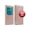 Torbica za Samsung Galaxy Note 3 Window View Design Champagne Pink barva