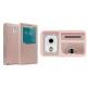 Torbica za Samsung Galaxy Note 3 Window View Design Champagne Pink barva