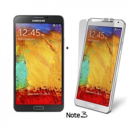 Silikon etui za Samsung Galaxy Note 3 +Folija ekrana,transparent temna