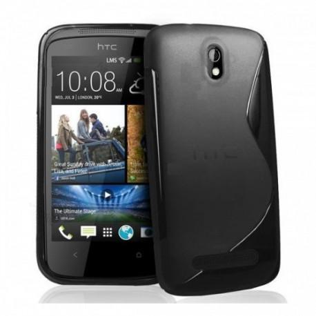 Silikon etui za HTC Desire 601 ,Črna barva