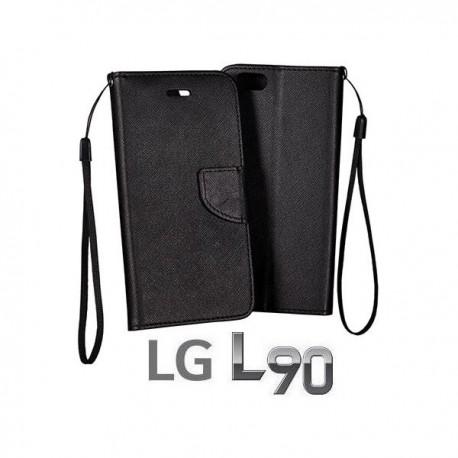 Torbica Fancy za LG L90 Črna barva