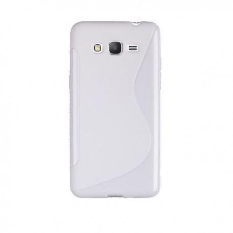 Silikon Etui za Samsung Galaxy Grand Prime Bela barva