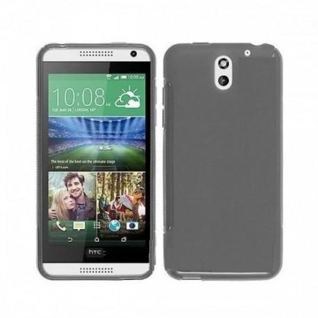 Silikon etui za HTC Desire 610 +Folija ekrana,Temna barva