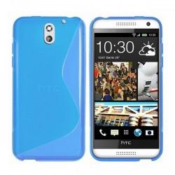 Silikon etui za HTC Desire 610 +Folija ekrana Modra barva