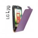 Torbica za LG L70 Preklopna, Vijola barva