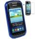 Silikon Etui za Samsung Galaxy Xcover 2 S7710 +folija, Temno Modra barva