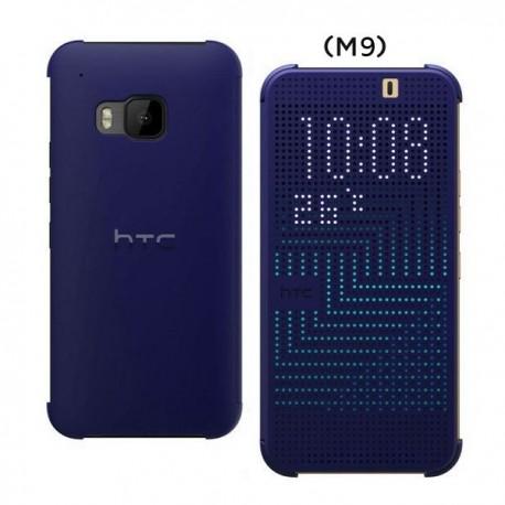 Torbica za HTC One M9 HC M231 Dot Flip Modra barva