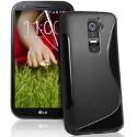 Silikon etui za LG G2 +Folija ekrana, Črna barva