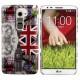 Etui za LG G2 Zadnji pokrovček UK +Folija ekrana