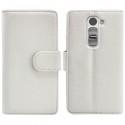 Torbica Stand za LG G2 Mini Preklopna Bela barva