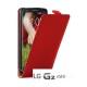 Torbica za LG G2 Mini Preklopna +folija ekrana, Rdeča barva