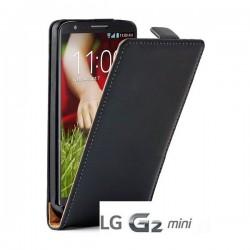 Torbica za LG G2 Mini Preklopna +folija ekrana, Črna barva