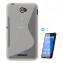 Silikon eui za Sony Xperia E4 Transparent+ folija ekrana