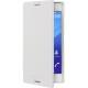 Preklopna torbica Roxfit za Sony Xperia M4 Aqua Bela barva