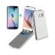 Preklopna torbica za Samsung Galaxy S6 Edge Bela  barva +folija ekrana