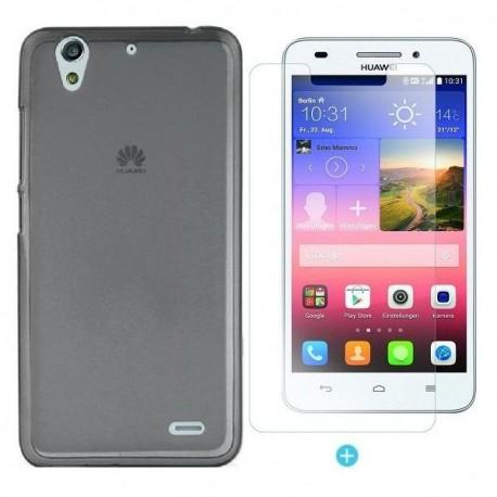 Silikon etui za Huawei Ascend G620S Temna barva