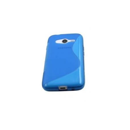 Silikon etui za Samsung Galaxy Trend 2 Modra barva+ Folija ekrana