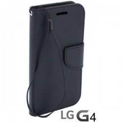 Preklopna Torbica Fancy za LG G4 Črna barva