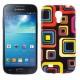 Silikon etui za Samsung Galaxy S4 Mini +Folija ekrana, Motiv Colored Squares