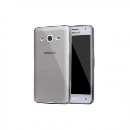 Silikon etui Jekod za Samsung Galaxy Core 2 +Folija ekrana, Temna