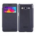 Torbica Nillkin za Samsung Galaxy Core 2, S-View, Temno siva