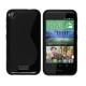Silikon Etui za HTC Desire 320, Črna barva, priložena folija ekrana