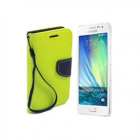 Preklopna Torbica Fancy za Samsung Galaxy A3, Limona barva