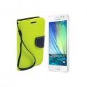Preklopna Torbica Fancy za Samsung Galaxy A3, zelena barva