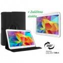 Torbica za Samsung Galaxy TAB 4 10.1+ Zaščitno steklo, Črna barva