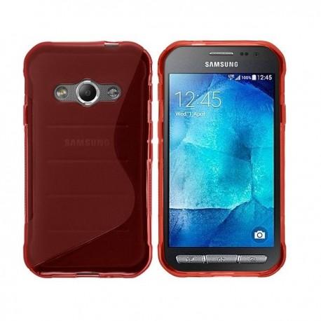 Silikon Etui za Samsung Galaxy Xcover 3, Rdeča barva
