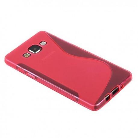 Silikon etui za Samsung Galaxy A5, Pink barva