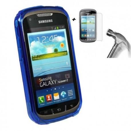 Silikon Etui za Samsung Galaxy Xcover 2+ priloženo zaščitno steklo