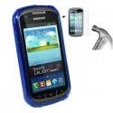 Silikon Etui za Samsung Galaxy Xcover 2+ priloženo zaščitno steklo