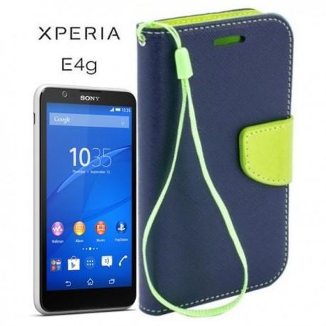 Torbica Fancy za Sony Xperia E4g, Modra barva
