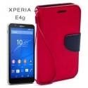 Torbica Fancy za Sony Xperia E4g, Rdeča barva
