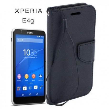 Torbica Fancy za Sony Xperia E4g, Črna barva