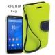 Torbica Fancy za Sony Xperia E4g, Zelena barva