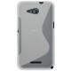 Silikon etui za Sony Xperia E4g, Transparent barva+ folija ekrana