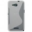 Silikon etui za Sony Xperia E4g, Transparent barva+ folija ekrana