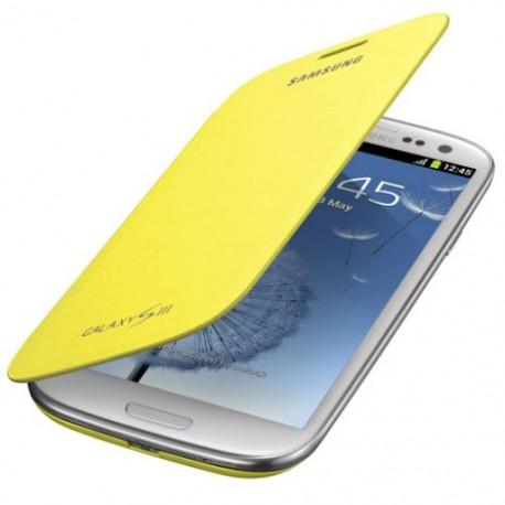 Torbica za Samsung Galaxy S3, Flip Cover Samsung EFC-1G6F, Rumena