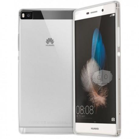 Silikonski etui za Huawei Ascend P8 Silikon+ Folija ekrana, 0,3mm, Prozorna barva