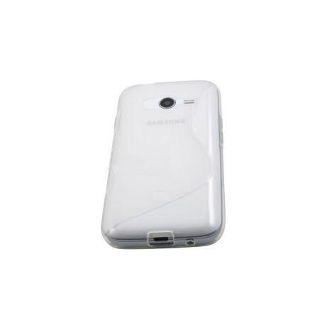 Silikon etui za Samsung Galaxy Trend 2 Transparent barva+ Folija ekrana